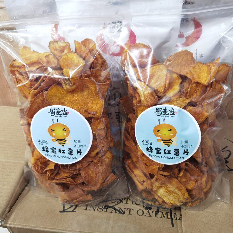 Shu Changdang Honey Sweet Potato Chips Chengzhou Alpine Sweet Potato Chips 400g Charcoal Grill Potat