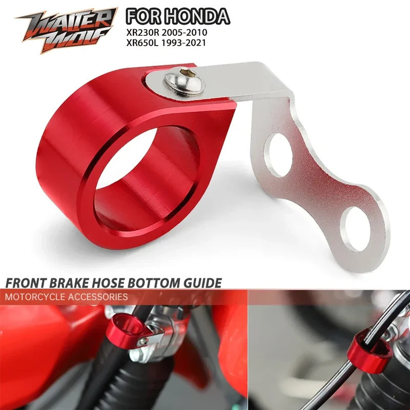 ท่อเบรคหน้าสายท่องเที่ยว Clamp สําหรับ HONDA XR250R XR250L XR650R XR230R XR400R XR600R XR230 XR250 X
