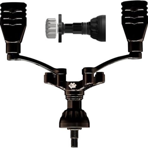 THIRTY FOUR 34 Zerogra Multi Double Handle & Balancer Spinning Reel by Daiwa (Black)