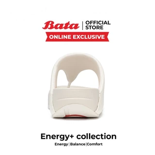 Online Exclusive Bata บาจา Energy+ รองเท้ายอดฮิต แบบหูหนีบ สำหรับผู้หญิง สีฟ้า 5319054 สีขาว 5311054