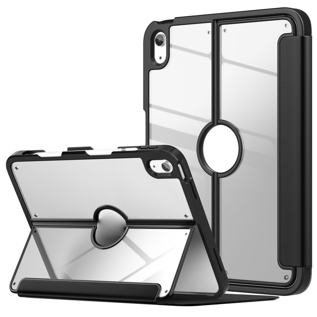 MoKo PU หนังด้านหน้าและกันกระแทก Folio Case พร้อมตัวป้องกันหน้าจอและที่ใส่ดินสอสําหรับ iPad 11 นิ้ว 