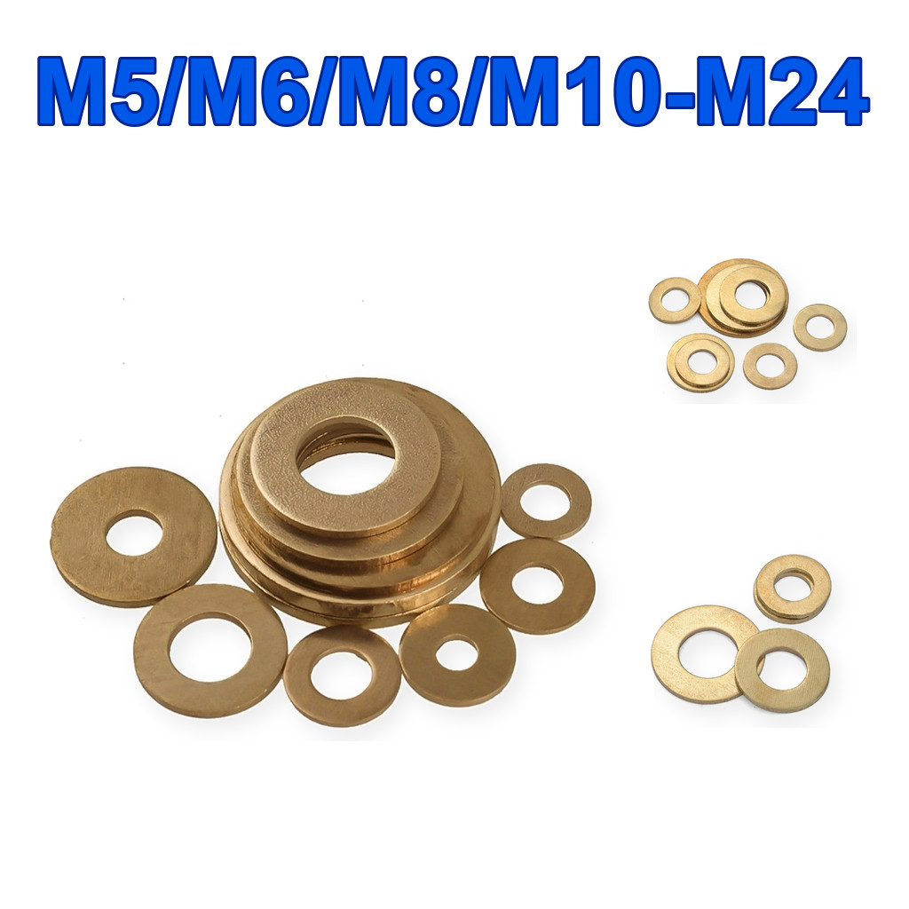 แหวนรองแบน M5-M24 เหล็กเกรด 8.8 แข็งแรง (1-100pcs) [DX1]