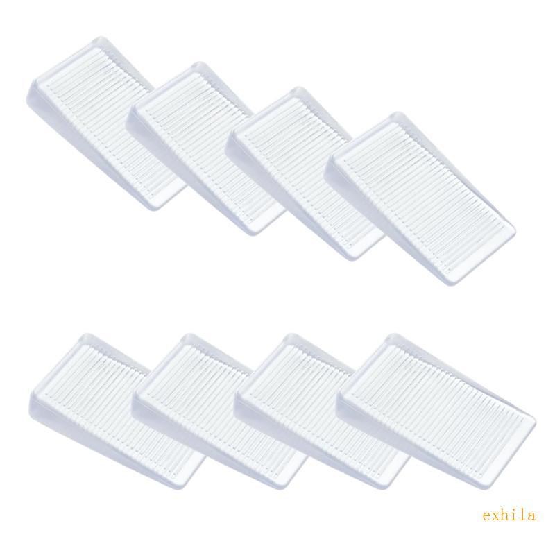 Exhila 8Lots โปร่งใสประตู Stoppers Auto กาวผู้ถือประตูจับพื้นติดตั้ง
