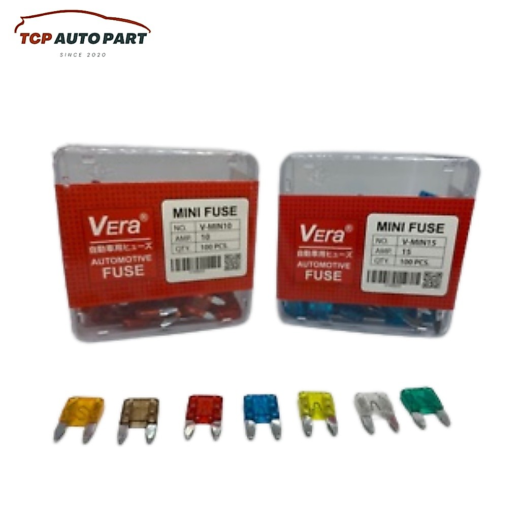 ฟิวส์เสียบจิ๋ว ยี่ห้อ VERA ตัวสั้น ขายาว (ราคาต่อชิ้น) 5AMP., 7.5 AMP., 10 AMP., 15 AMP., 20 AMP., 2