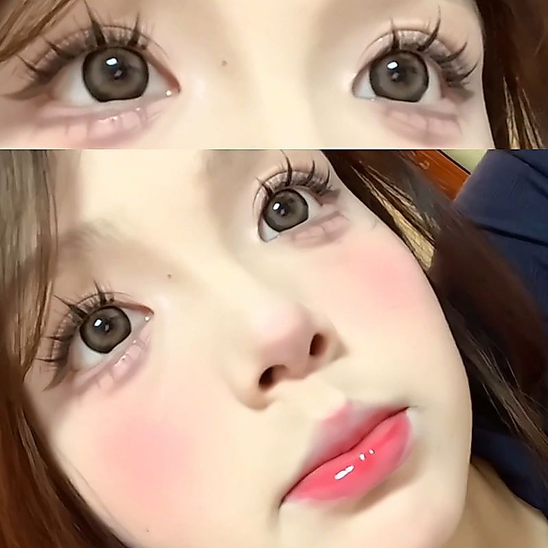 คอนแทคเลนส์ ขนาดใหญ่ เส้นผ่าศูนย์กลาง 14.5 มม. สีดํา สําหรับนักเรียนหญิง 2 ชิ้น ต่อ 1 คู่