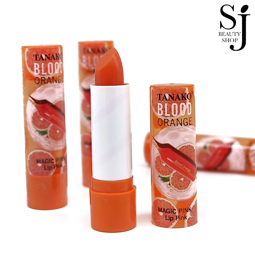 Tanako Orange Magic Lip Balm ลิปบาล์มเปลี่ยนสี บำรุงริมฝีปาก สูตรส้ม