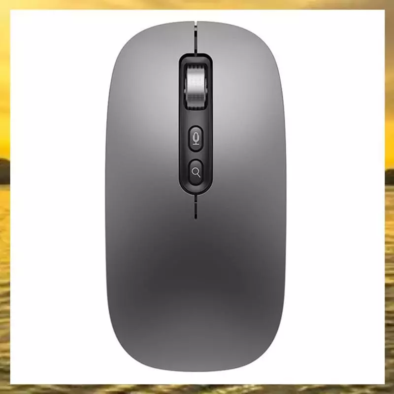 PT L AI เมาส์เสียงอัจฉริยะไร้สาย 2.4G Bluetooth สำหรับแล็ปท็อป