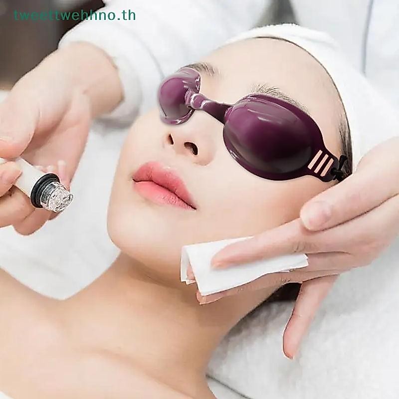Tweetwehhno Soft PU Laser Beauty Eye Mask Light Blocking หน้ากากปิดตา ดูแลดวงตา ป้องกันแสงเลเซอร์ แว่นตาความปลอดภัย