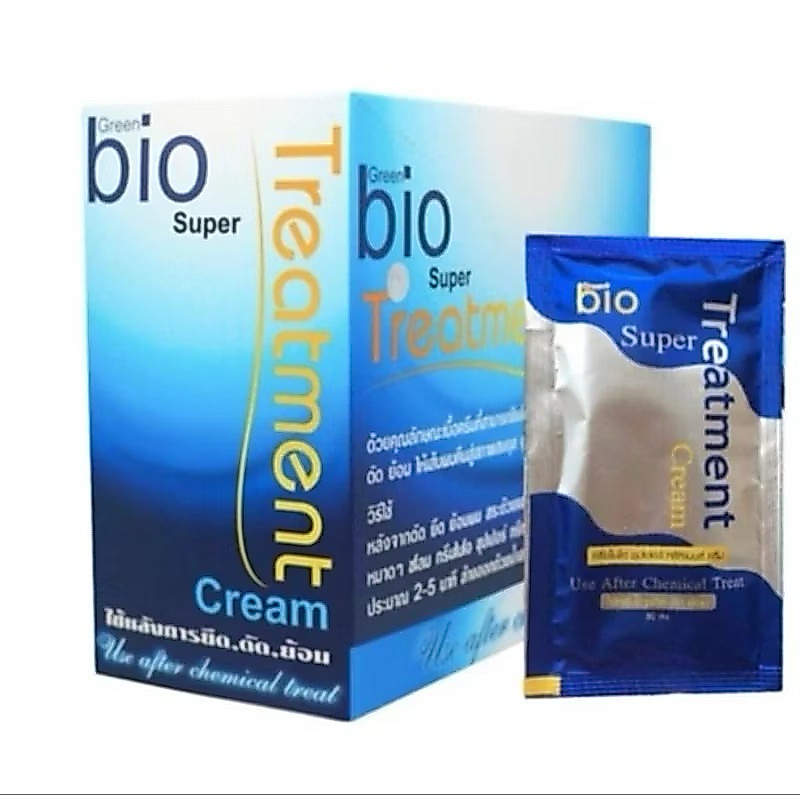 Bioทรีทเม้นท์สีฟ้าเก่า 1 กล่องมี24ซอง (ฟ้าเก่า) พร้อมส่งค่ะ