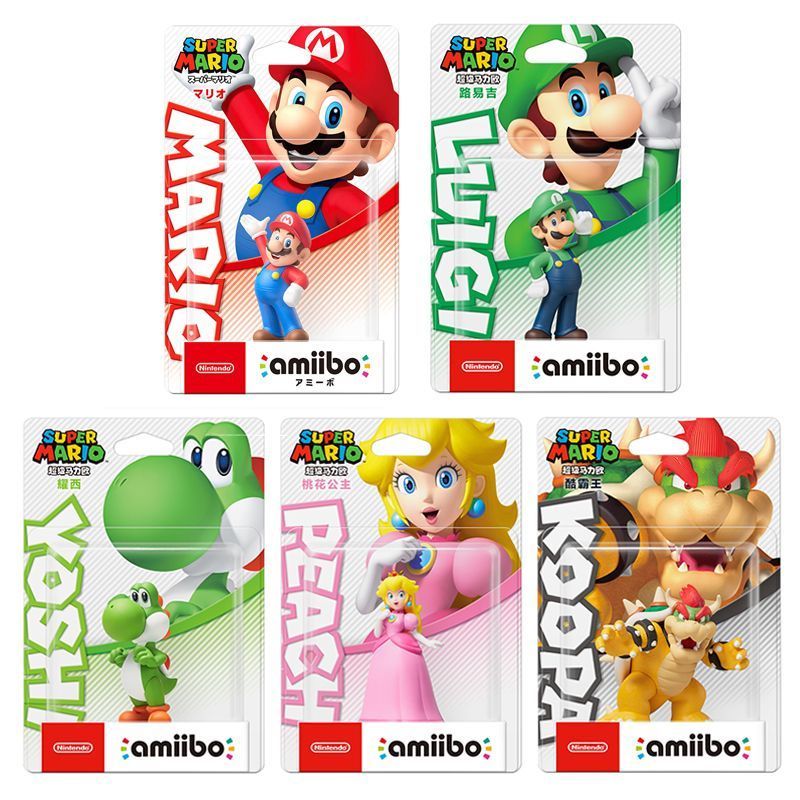 สินค้า Nintendo switch Super Mario amiibo Yoshi Classic Cooper Peach Blossom Princess Figure