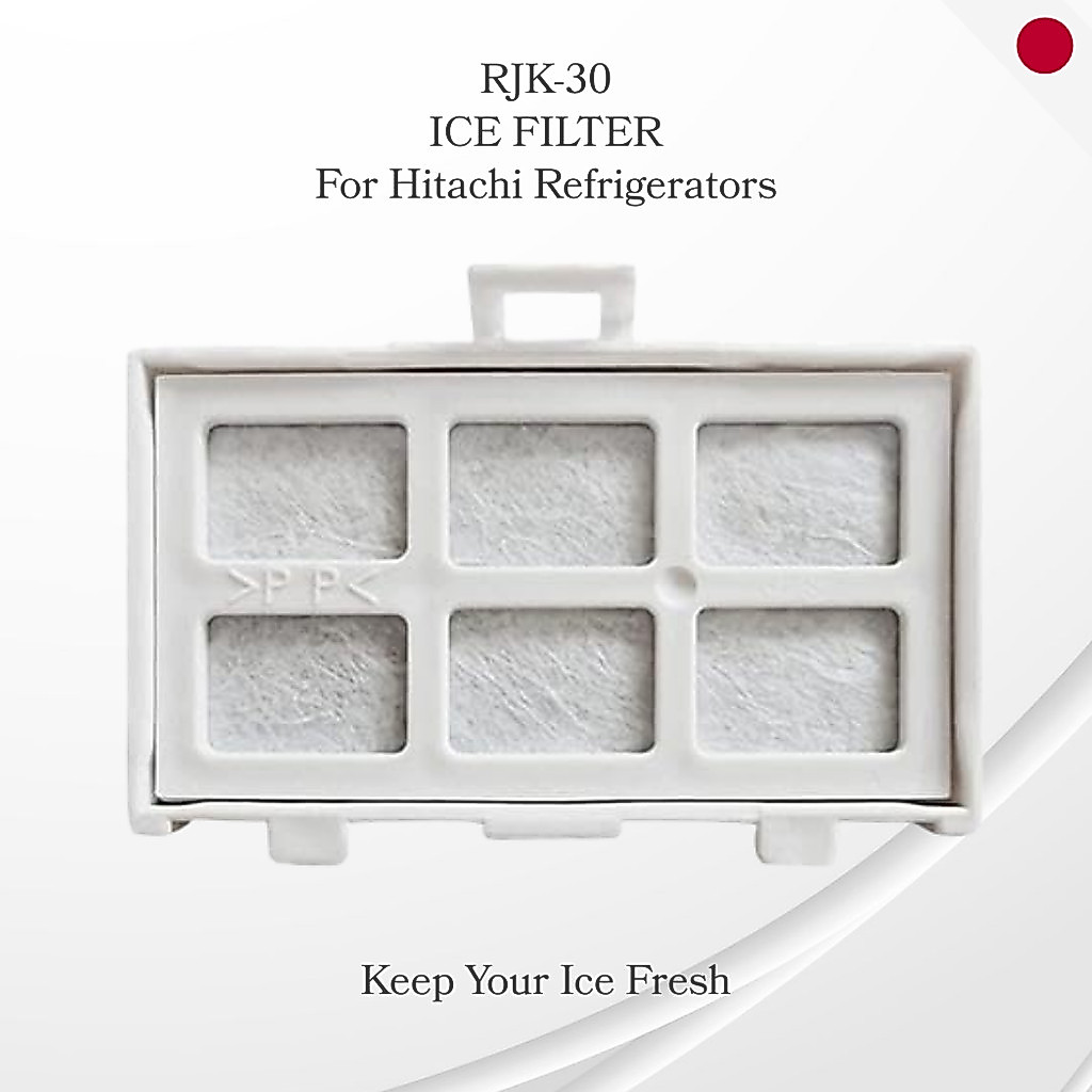 ไส้กรองน้ำสำหรับเครื่องทำน้ำแข็ง RJK-30 สำหรับตู้เย็นฮิตาชิ - ไส้กรองทดแทน RJK-30-100 (1 ชิ้น / 2