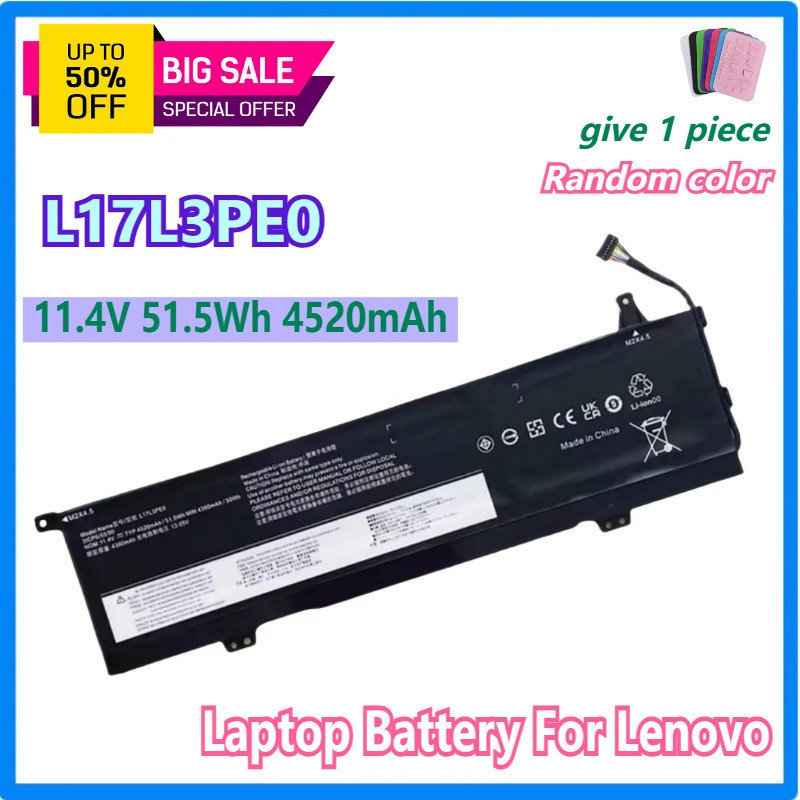 L17C3PE0 L17L3PE0 L17L3PEO แบตเตอรี่แล็ปท็อปสําหรับ Lenovo โยคะ 730-15IKB 730-15IWL 730-15IKB(81CU) 