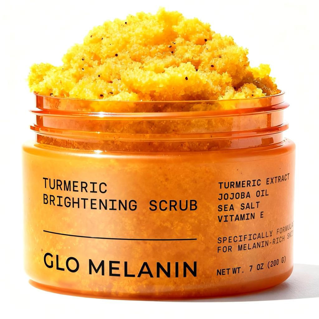 ใช้ทุกวัน หนังแก้ว KBeauty GLOMelaninTurmericScrubforDarkSpots,BrighteningThighsBikiniAreaUnder,Exfo