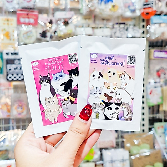 มีลายใหม่ด้วยนะ! Random Keychain Bag ซองสุ่มพวงกุญแจรวมลายแก๊งสัตว์สุดป่วน น่ารักแบบมีสไตล์ [ฝนฝน]