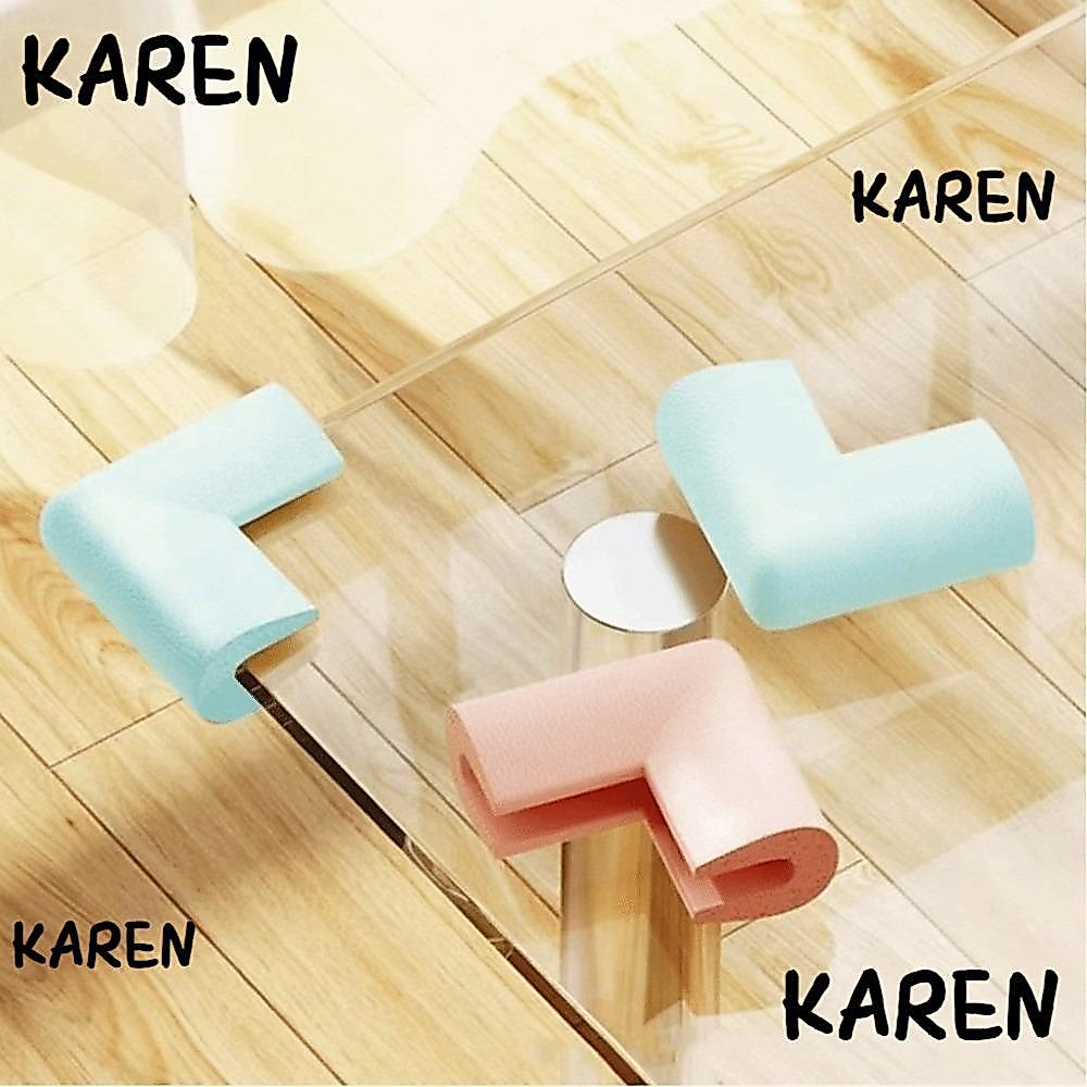 KARENGOODS การ์ดมุมโฟม 4 ชิ้น, แถบขอบโต๊ะกระจก U ชนิดหนา, ความปลอดภัยฟองน้ํานุ่มเฟอร์นิเจอร์ความปลอดภัยของเด็กมุมกันชนเฟอร์นิเจอร์