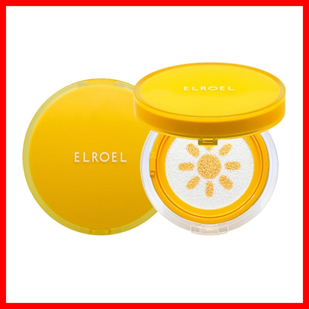 [elroel] ปาง Yellow Sun Cushion Plus, SPF 50+ PA++++, 15g, 1pc / Korean Sunscreen SPF50 / Cushion Co