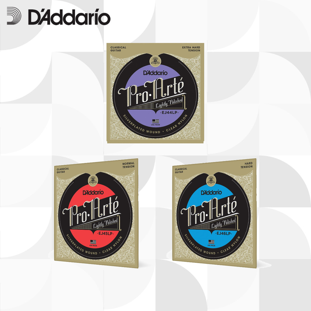 D'Addario Pro-Arte Lightly Polished Composite EJ45LP/EJ46LP/EJ44LP Normal/Hard/Extra Hard Classical 