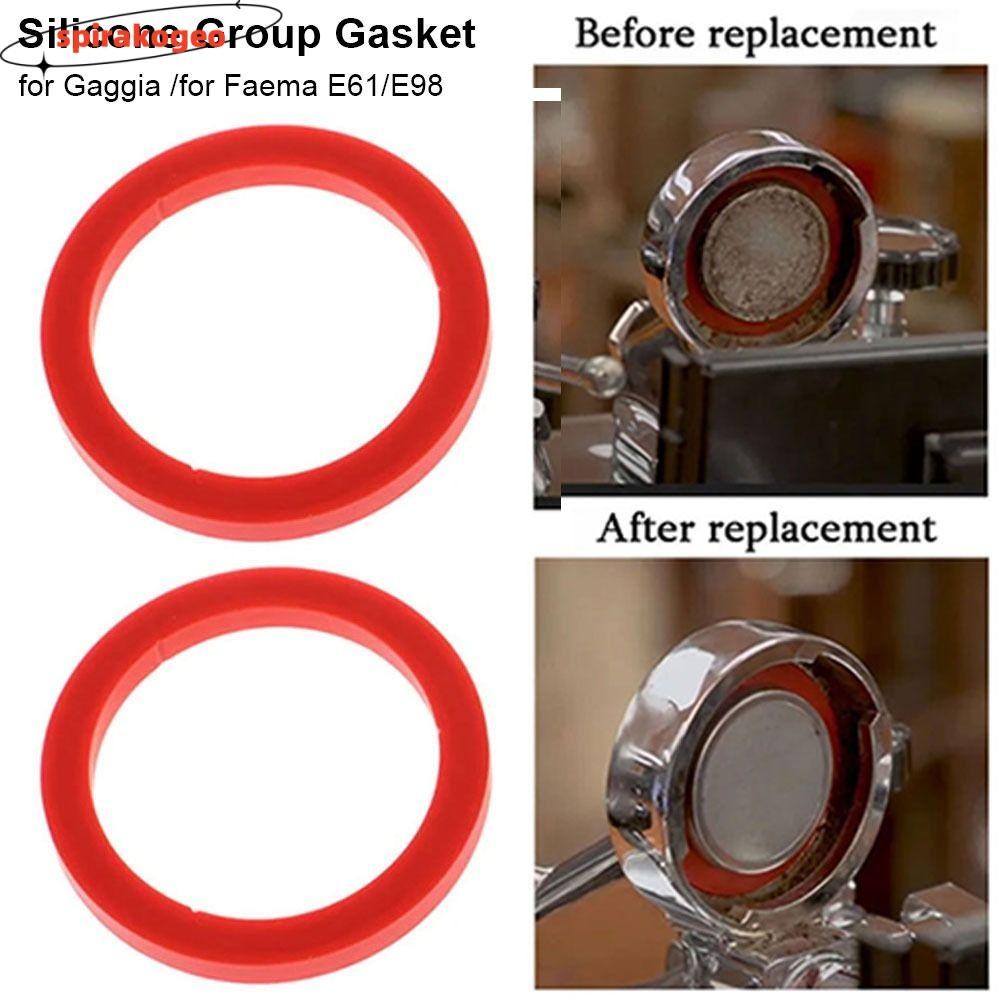 SPIRAKOGEO 1 ชิ้นซิลิโคนกลุ่มปะเก็น, 8.0 มม.Leakproof Group Head Seal Kit, E61 O-Ring ปะเก็นสําหรับ 