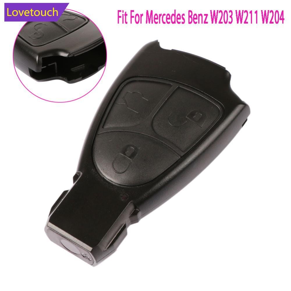 LOVETOUCH รถ 3 ปุ่มรีโมทคอนโทรลเปลี่ยนกรณี Fit สําหรับ Mercedes Benz W203 W211 W204 ฝาครอบนาฬิกาปลุก