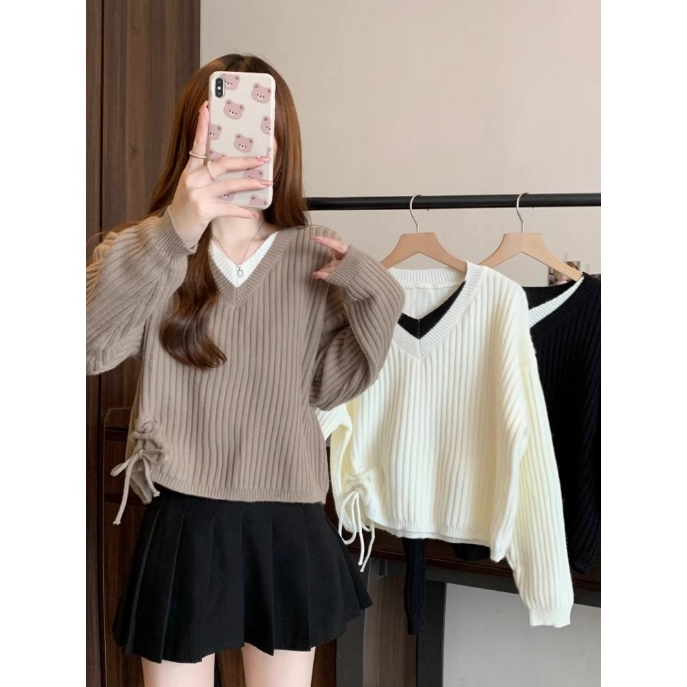 sculptor sweater sweater set แจ็กเก็ตสไตล์Slimmer ดีไซน์ดูคอปก เหมาะสมทุกโอกาสและฤดูกาล