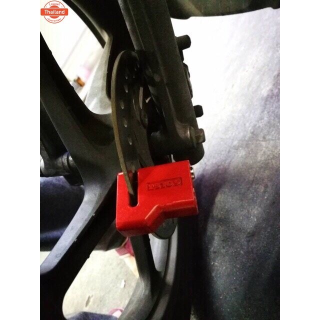 ที่ล็อคดิส มอเตอร์ไซด์ SOLEX 9040 รถจักรยานยนต์ ล็อคดิส กันขโมยมอเตอร์ไซค์ ล็อคประตู genuine  กุญแจ 