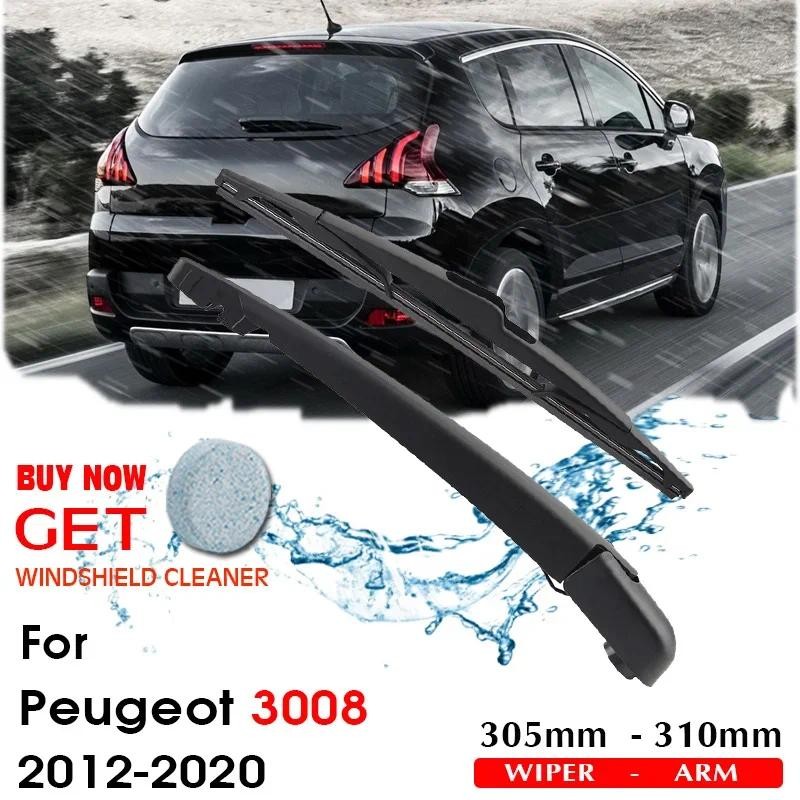 ใบปัดน้ําฝนด้านหลังรถยนต์ใบมีดด้านหลังกระจกใบปัดน้ําฝนสําหรับ Peugeot 3008 Hatchback (2012-2020) 305