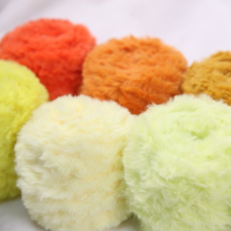 50กรัมเส้นด้ายขนแกะเลียนแบบกระต่ายขนมาการองสีด้ายขนสัตว์ถักมือหมวกผ้าพันคอ ทําเอง ด้ายขนสัตว์1หรือสองแพ็ค