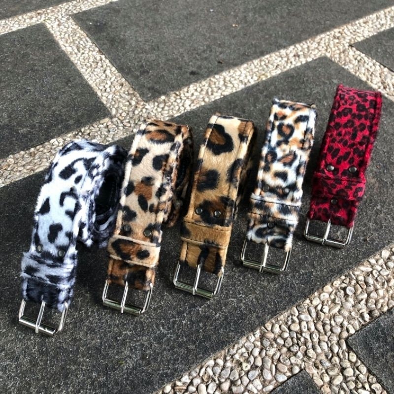 ใหม่ >> เข็มขัด Leopar Series | เข็มขัดลายเสือดาว | เข็มขัดเสือดาว Skena | Beber Leopard Punk | Unis