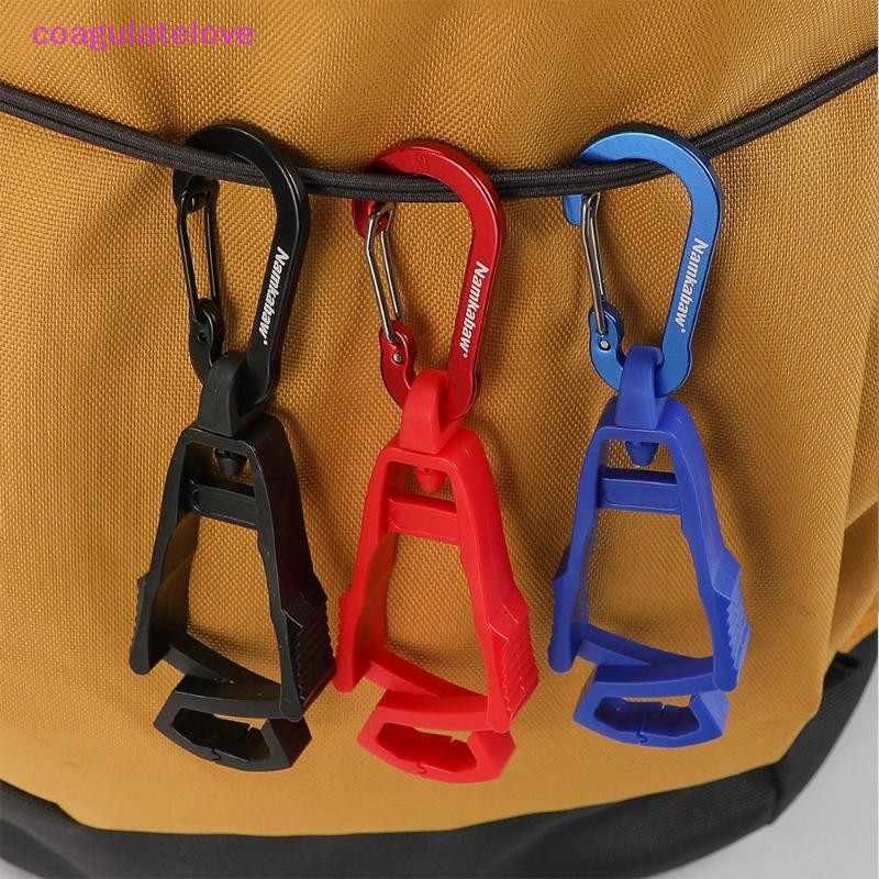 Coagulatelove 1 PC ถุงมือกลางแจ้งคลิปอเนกประสงค์ Anti-drop Hook ถุงมือทํางานผู้ถือคลิปคีย์ Safety Clamp Camping เครื่องมือ [HOT]