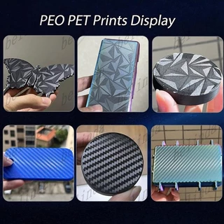 Belinda7เครื่องพิมพ์PEO PET Build PlateสําหรับBambu-Lab X1/X1C/X1E/P1P/P1S/A1 3Dเครื่องพิมพ์,PEO + คาร์บอนไฟเบอร์พื้นผิว PET257x257 มม.