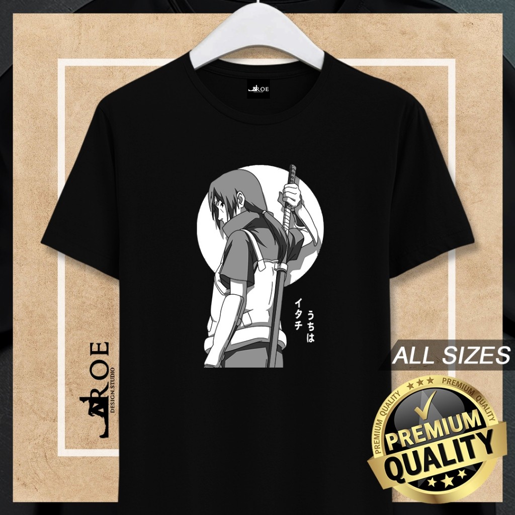 เสื้อยืด Baju UCHIHA ITACHI Unisex