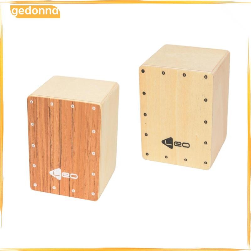 [gedonna] Travel Cajon Box Drum Compact Portable Professional for Home Stage Performance Holiday