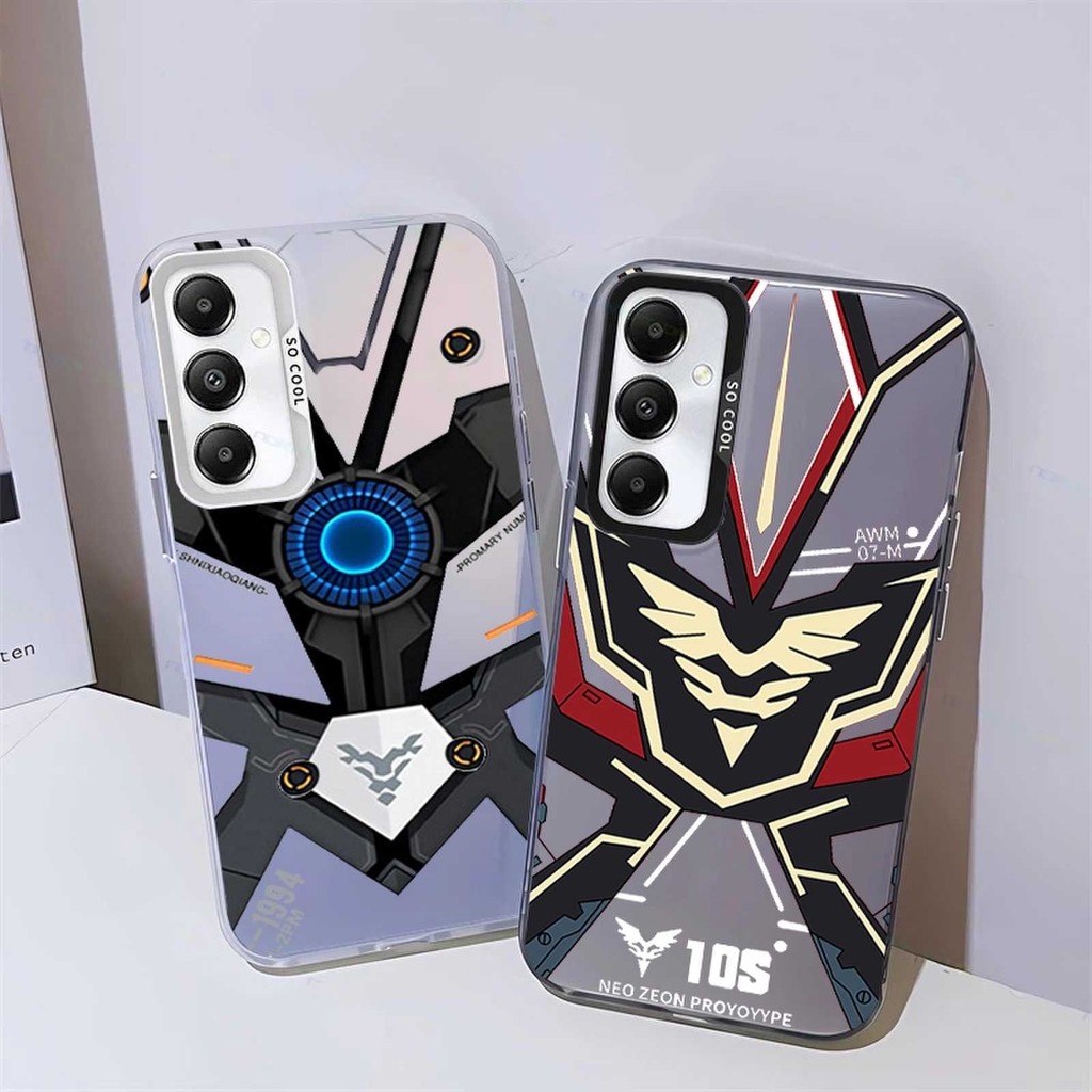 SAMSUNG เคสโทรศัพท์สําหรับSamsung Galaxy A17 A07 A16 A26 A36 A56 ฝาครอบหรูหราโลหะผิวMatte Cover D01-