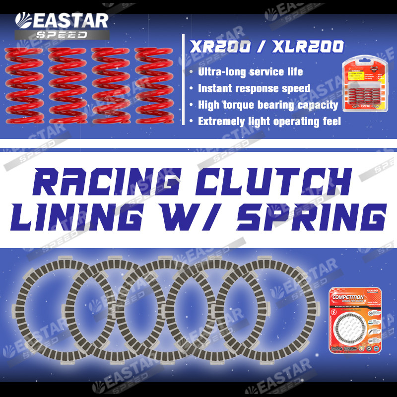 XR 200 XR200 RACING CLUTCH LINING SPRING XLR200 PLATES LIGHTEN