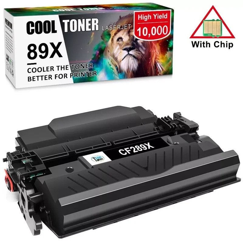 [พร้อมชิป] 1PK 89X Toner Black สําหรับ HP CF289X LaserJet Pro M528dn M507n M528f