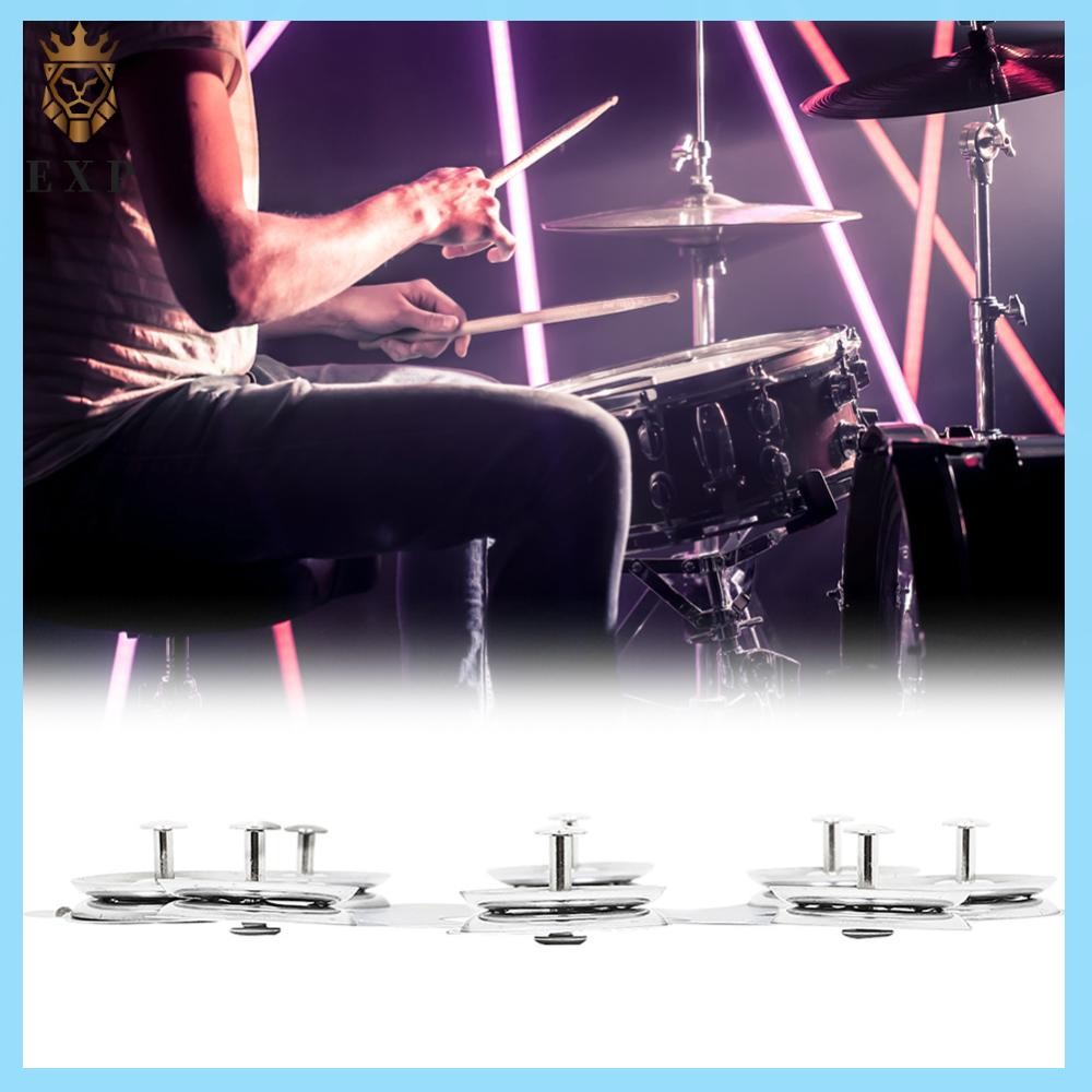 [explosion1.th] Cymbal Ring Bell Wear Resist Tambourine Hi-Hat Stainless Steel Cymbal Hi-Hat Bell Pe