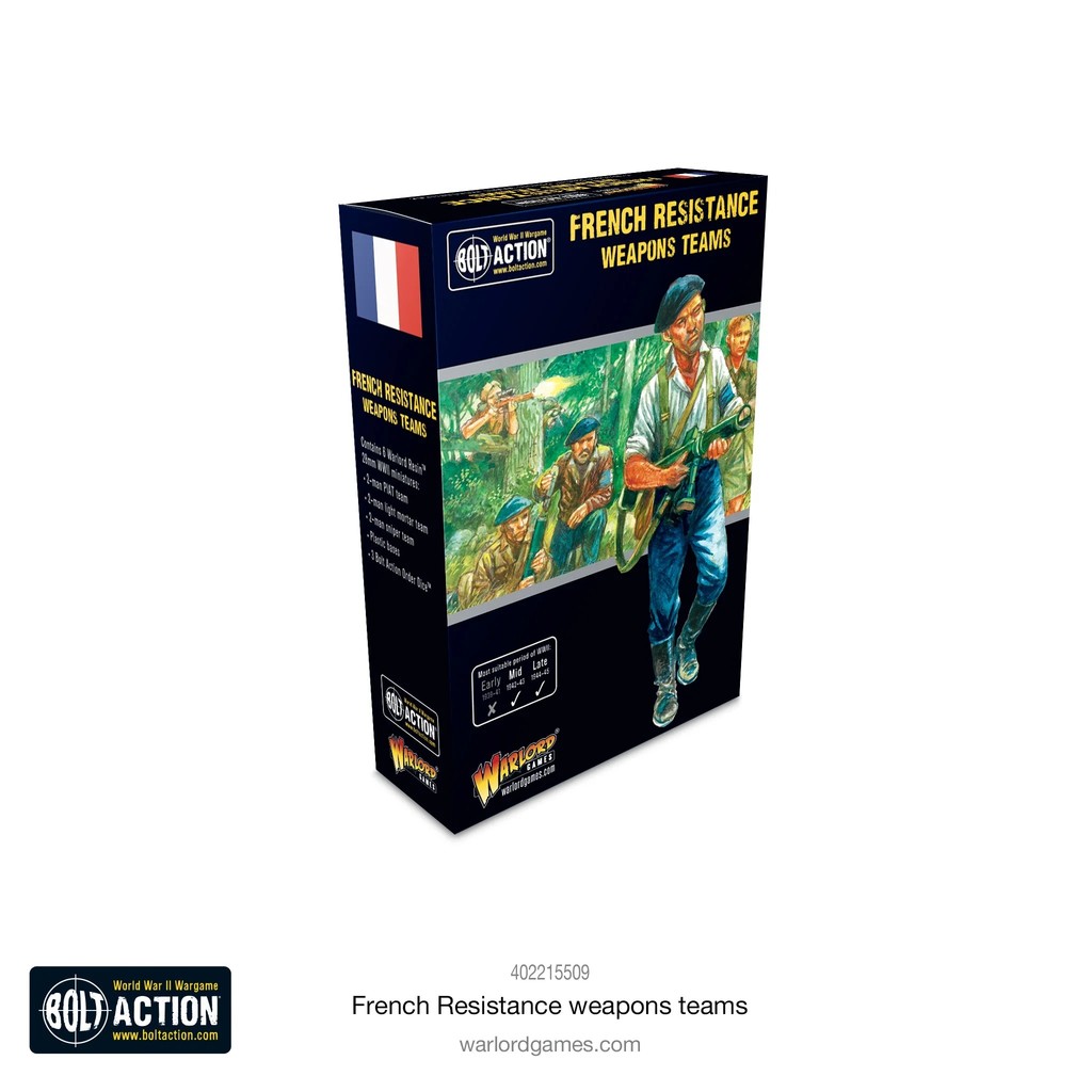 (WARLORD GAMES) French Resistance Weapons Teams