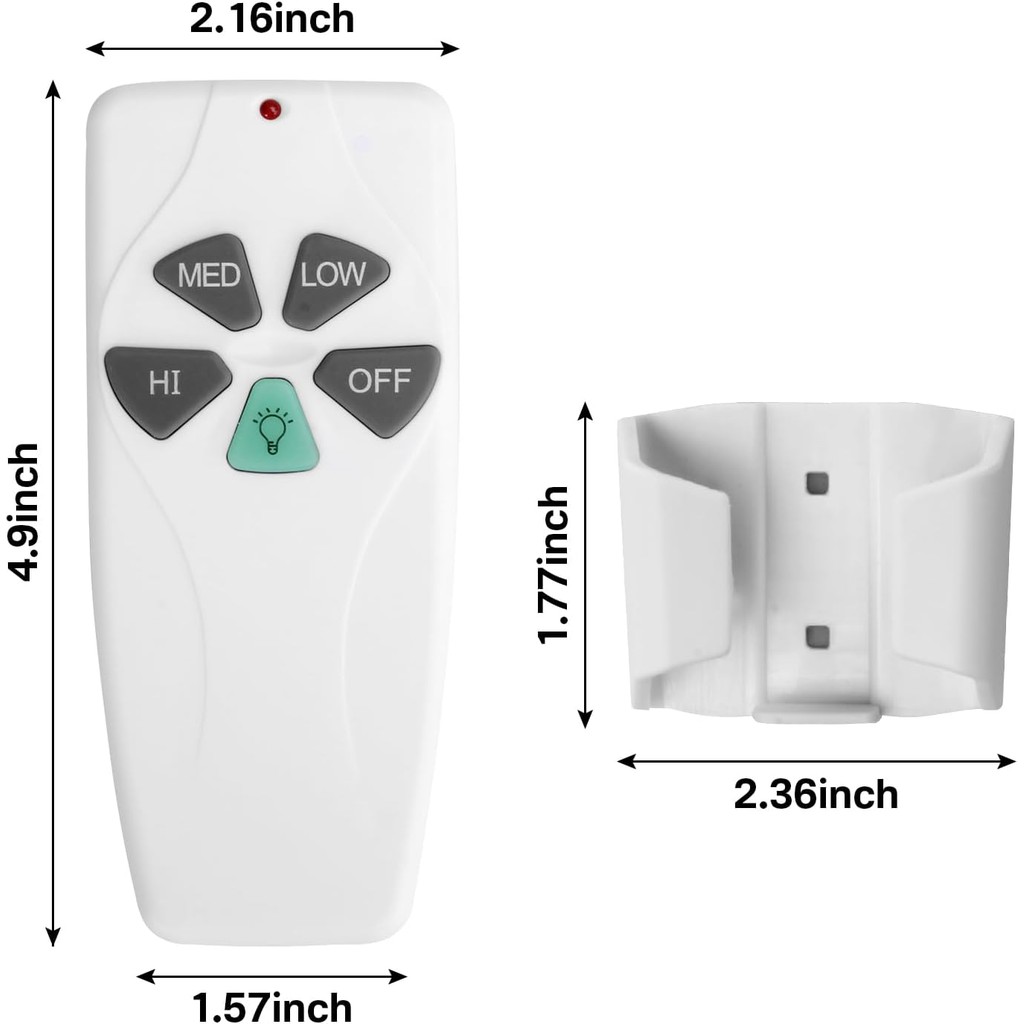 พัดลมเพดานรีโมทคอนโทรลเปลี่ยน,FAN-53T สําหรับ Hampton Bay Harbor Breeze,Replace L3HFAN11T FAN-11T L3