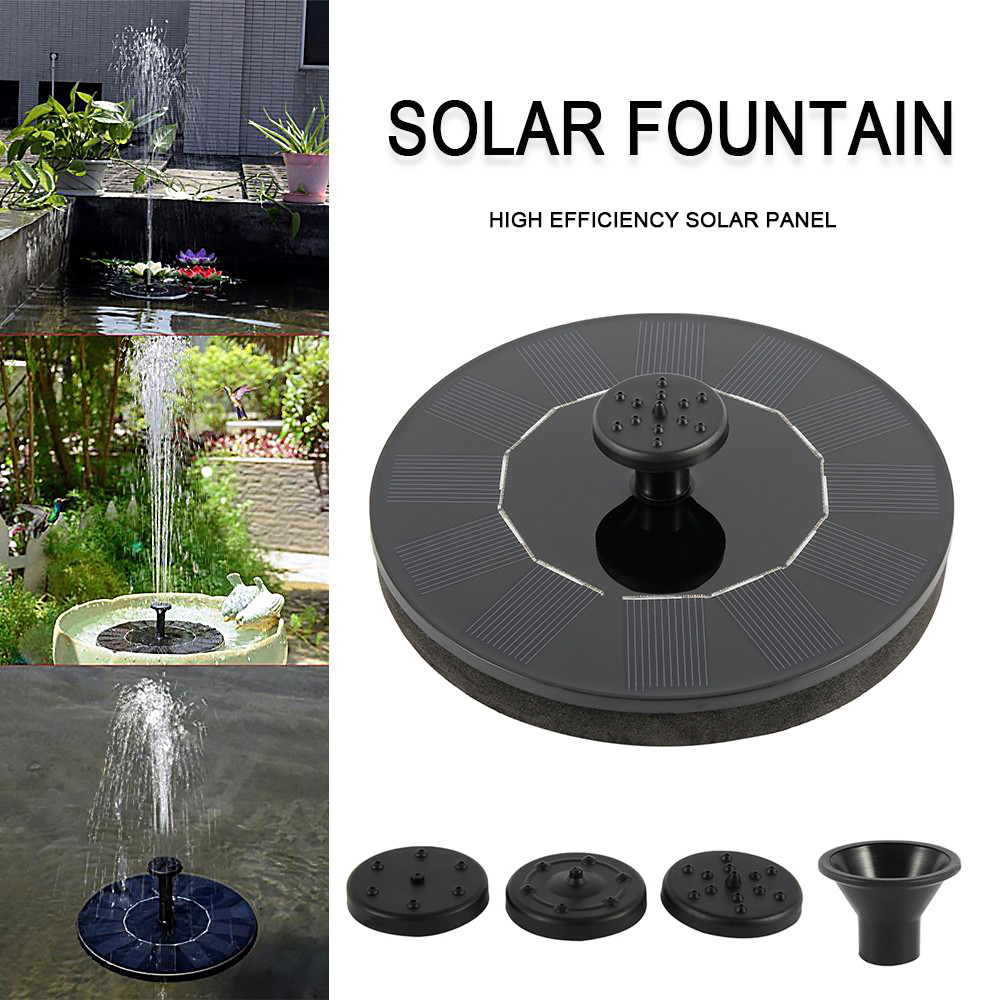 ปั๊มน้ําพุพลังงานแสงอาทิตย์พลังงานแสงอาทิตย์ Birdbath Fountain ปั๊มสวนปั๊มน้ํากลางแจ้งคุณสมบัติ SHOP