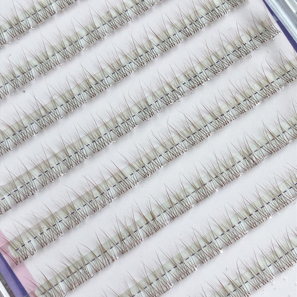 【ไม่ต้องใช้กาว】ขนตาตั้ง YF45 สีนํ้าตาล 20 แถว ไม่ต้องใช้กาว แบบแบ่งส่วน สำหรับคอสเพลย์และผู้เริ่มต้น - รูปที่ 3