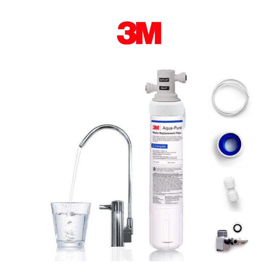 ชุดกรองน้ำดื่ม DIY ใต้ซิงค์ 3M พร้อม AP Easy Complete USF-C2