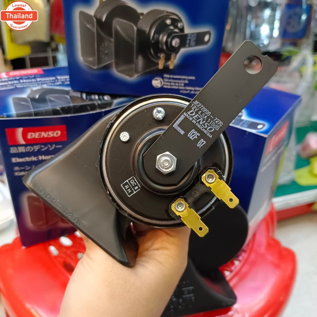 แตรหอยโข่ง DENSO แตรรถยนต์ เสียง 110db genuine