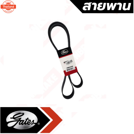 Gates สายพานหน้าเครื่อง Honda CRV 02-06 G2 / สายพาน CRV รุ่น 2 2002-2006 K20A 7PK1780