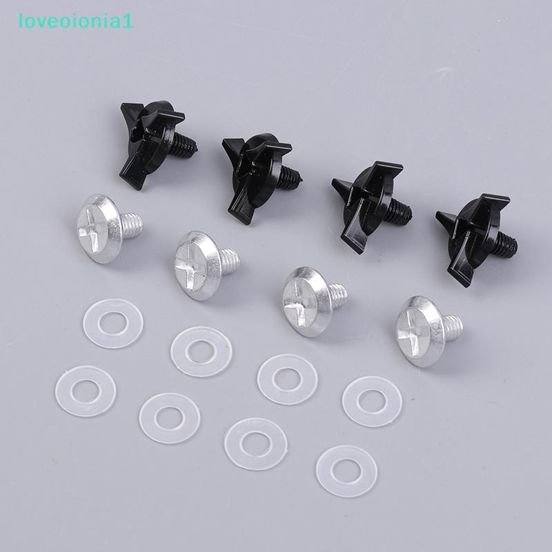 loveoionia1 8 ชิ้น/เซ็ต Motocross หมวกอุปกรณ์เสริมสกรูสกรูพิเศษสําหรับ Off Roads หมวกกันน็อคอลูมิเนี