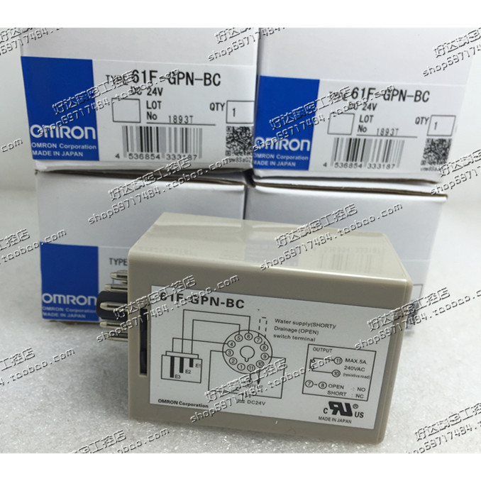 ตัวควบคุมระดับของเหลว Omron ของแท้ของแท้ 61F-GPN-BT 61F-GPN-BC 24VDC Ready Stock ใหม่เอี่ยม