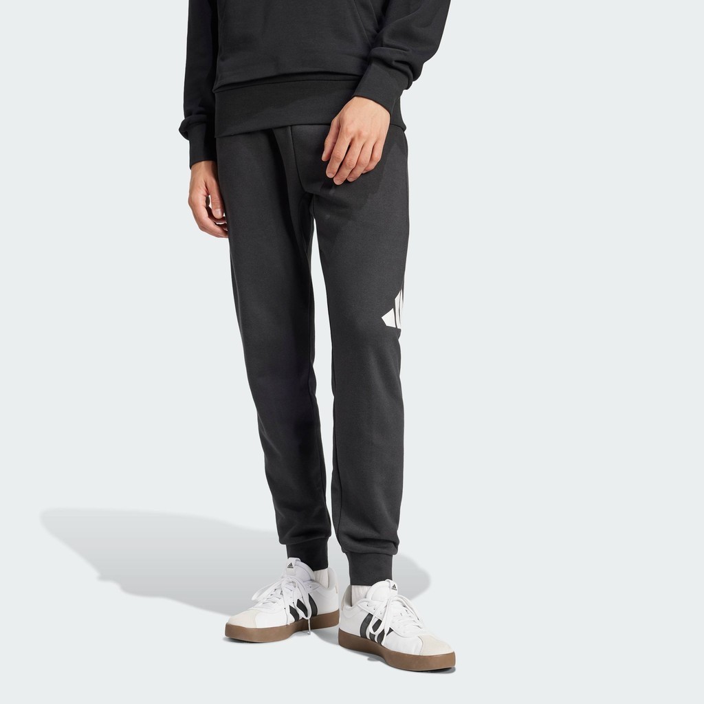 adidas ไลฟ์สไตล์ กางเกงขายาวผ้าเฟรนช์เทอร์รีย์ Essentials Big Logo ผู้ชาย สีดำ IN6163