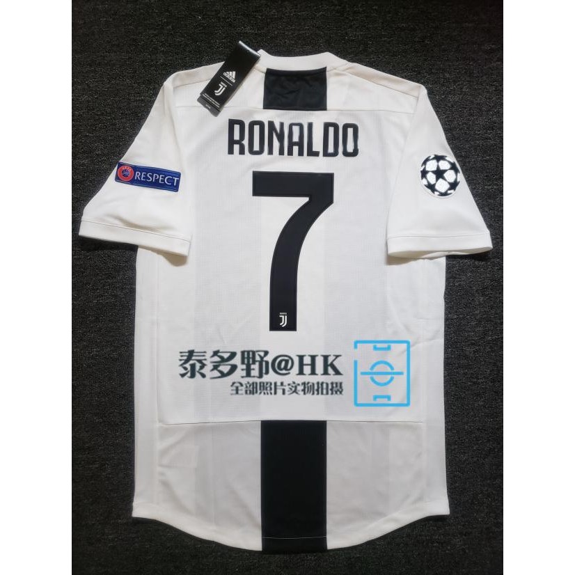 2018-19 Juventus Home Yijia/Championship Cup Player Edition Jersey C.RONALDO C Ronaldo
