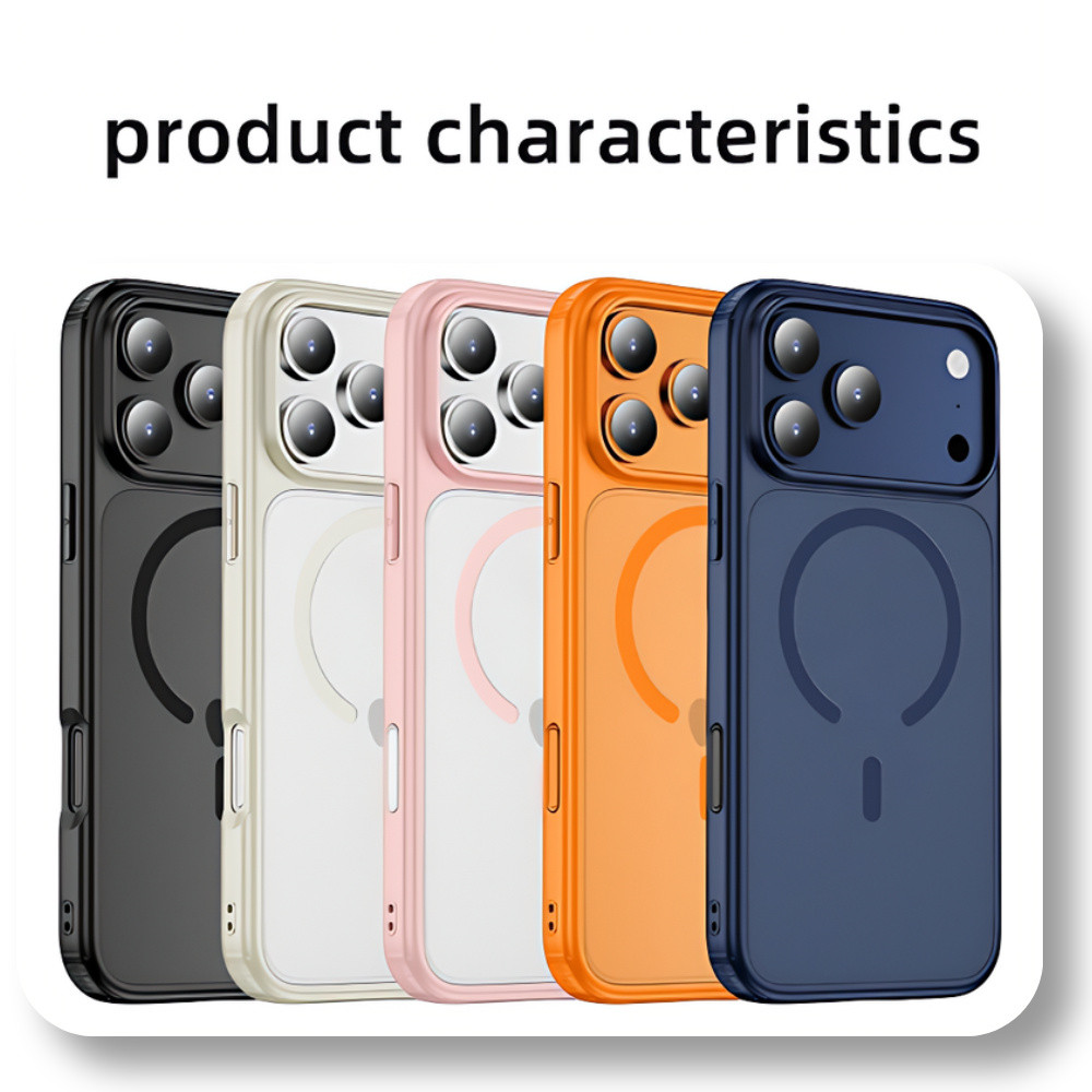 INOVAGEN สําหรับโทรศัพท์ 17 Pro Max/17 Pro/17 Air/17 เคสโทรศัพท์แม่เหล็ก,ShockProof Soft เคสโทรศัพท์สําหรับโทรศัพท์ 17 - รูปที่ 7