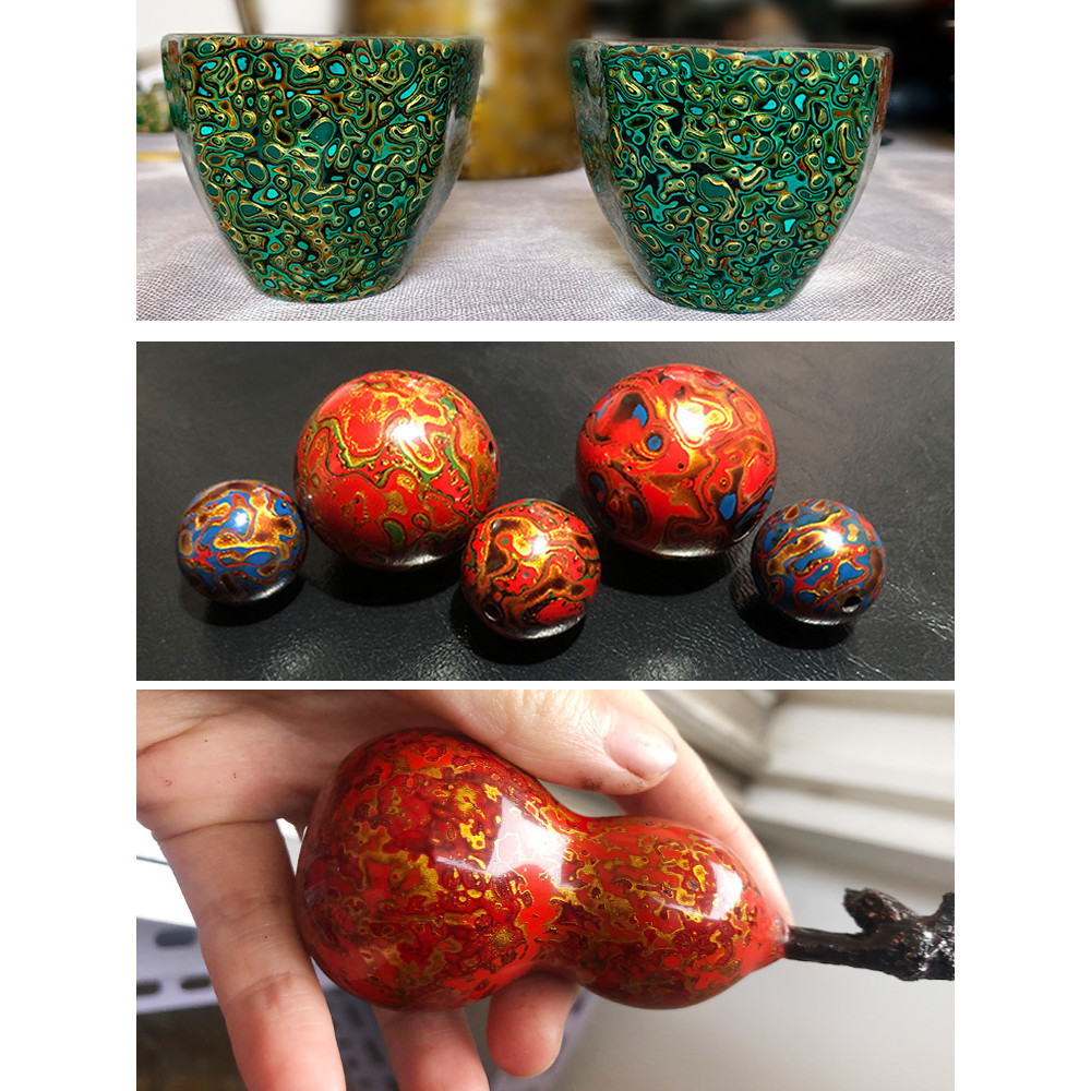 ใส่ Lacquer 80g ขนาดใหญ่ Lacquer สี Lacquer Lacquerware Lacquer ภาพวาดขนาดใหญ่ Lacquer Gourd ขนาดใหญ