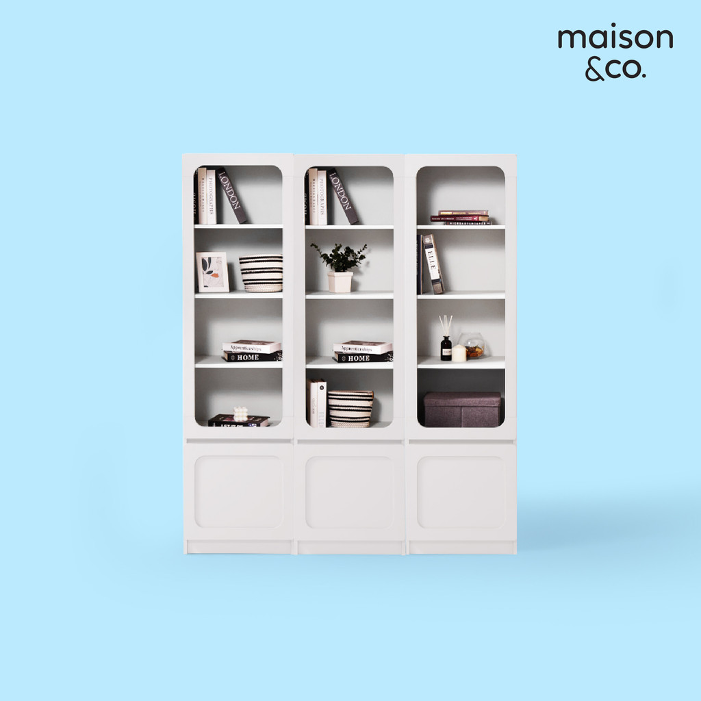 SB Design Square Solla Showcase Set 150 cm White  แบรนด์ MAISON&CO.